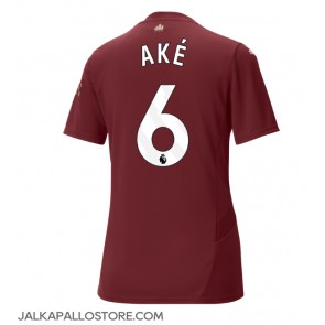 Manchester City Nathan Ake #6 Kolmaspaita Naisten 2024-25 Lyhythihainen